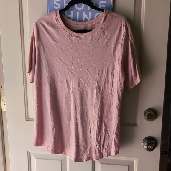 Universal Standard Tops - Universal Standard Light Pink Tee Rex